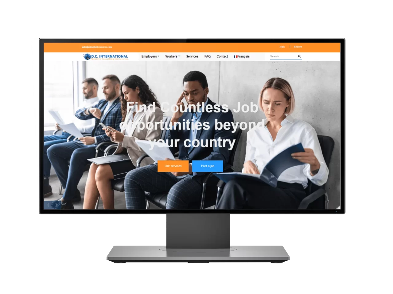 Conception de site web — International Mobility Consulting Services Inc.